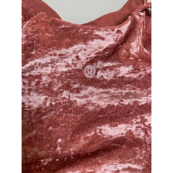 Lululemon Velvet Wunder Lounge‎ High Rise Leggings Pink Size 10 - Picture 3 of 7